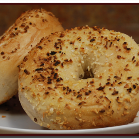 Whole Wheat-Onion Bagels