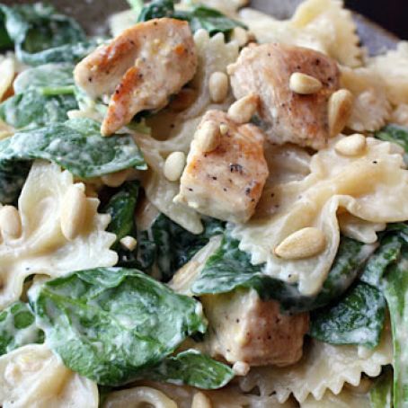 Chicken and Spinach Farfalle