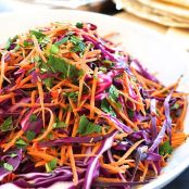 Red Cabbage, Carrot & Mint Salad 