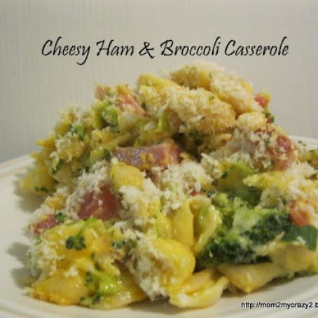 Cheesy Leftover Ham and Broccoli Casserole Recipe