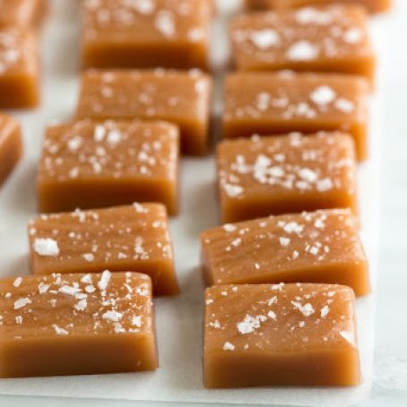 Simple Salted Caramels