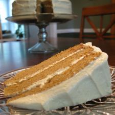 Paleo Spice Cake with Maple-Cashew Frosting