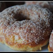 Maple Cinnamon-Sugar Baked Doughnuts