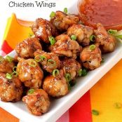 Crispy, Sweet & Spicy Chicken Wings