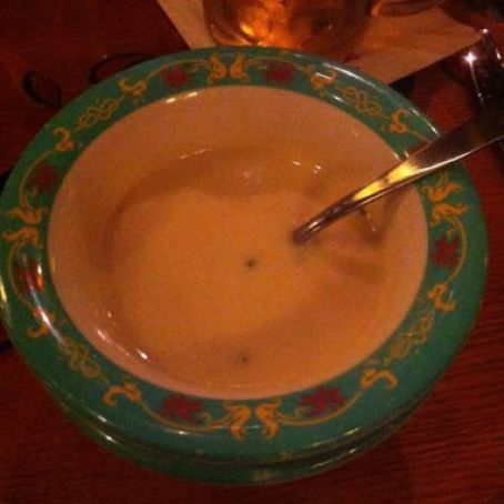 Cheese and Beer Soup from Biergarten in EPCOT