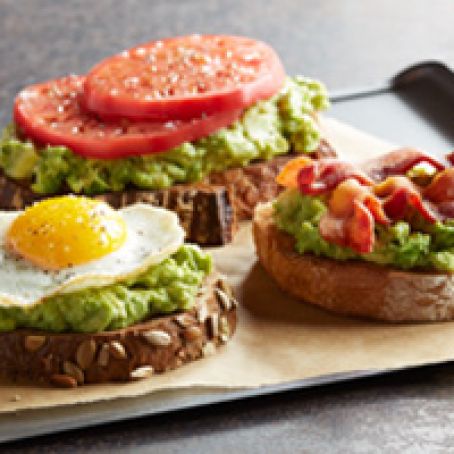 Avocado Toast with toppings