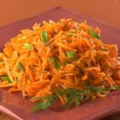 Sauted Shredded Carrots with Dill