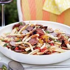 Pasta Salad with Grilled Sausage and Peppers