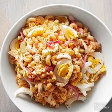 Deviled Egg Macaroni Pasta Salad