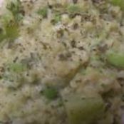 Cauliflower Brown Rice With Broccoli & Peas Risotto
