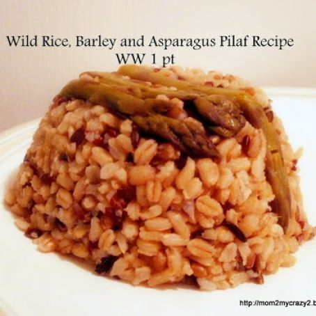 Wild Rice, Barley and Asparagus Pilaf Recipe (WW 1pt)