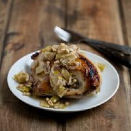 Ginger-Nut-Butter-Stuffed Chicken Breasts