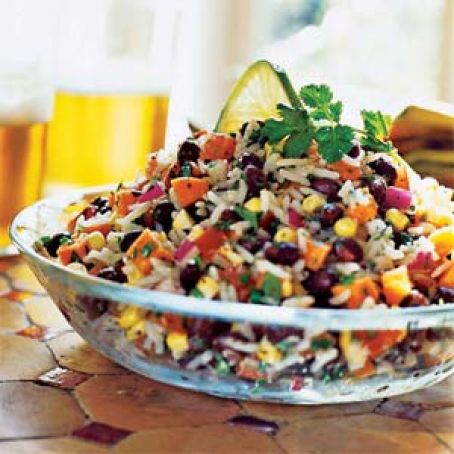 Black Bean, Rice & Veggie Salad