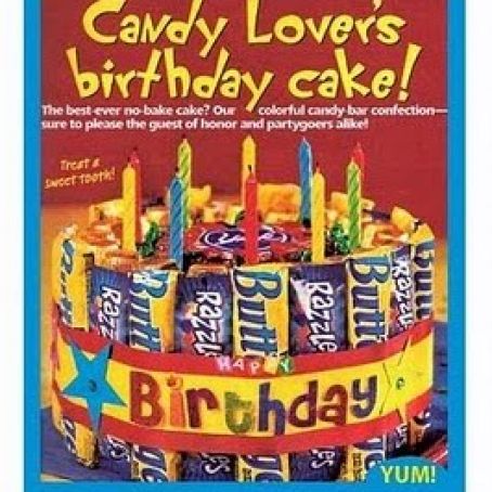 Candy Lover's Birthday Cake