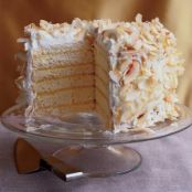 Coconut cake with Passion Fruit Filling