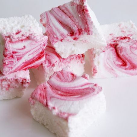 Candy-Cane Marshmallows