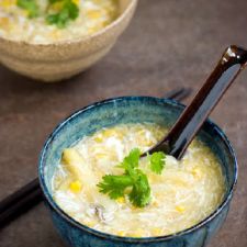 Chinese corn and crab soup