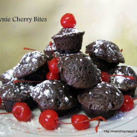 Brownie Cherry Bites