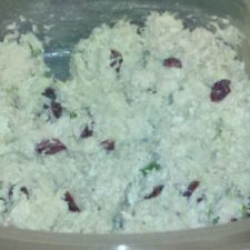 Chicken Salad with Cranberries and Scallions