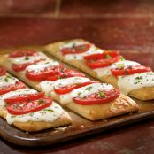 Pampered Chef Caprese Pizzas