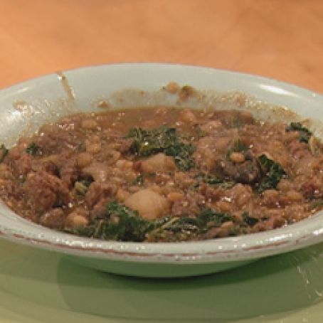 Lentil Soup with Sausage and Kale