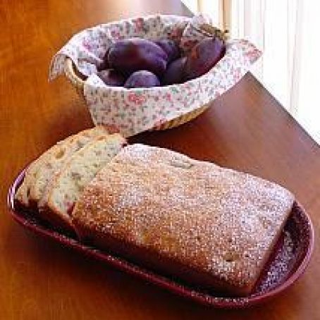 Italian Fresh Prune Plum Bread