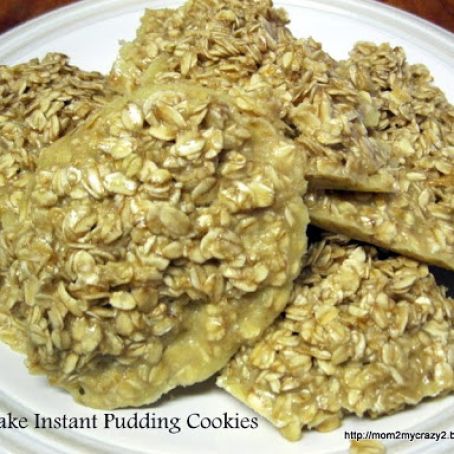 No Bake Instant Pudding Cookies