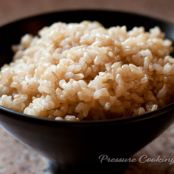 Pressure Cooker Brown Rice