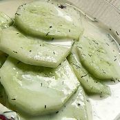 Cucumber Salad with Mayo