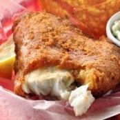Southwestern Beer-Batter Fish with Green Chile Tartar Sauce
