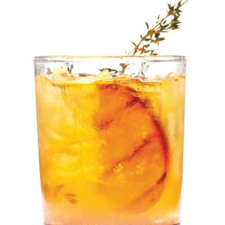 Grilled-Peach Old-Fashioned