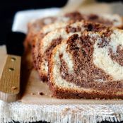Milk Chocolate Marble Loaf Cake