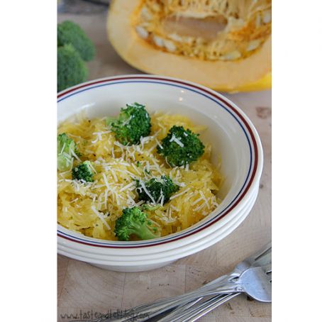 Broccoli and Spaghetti Squash