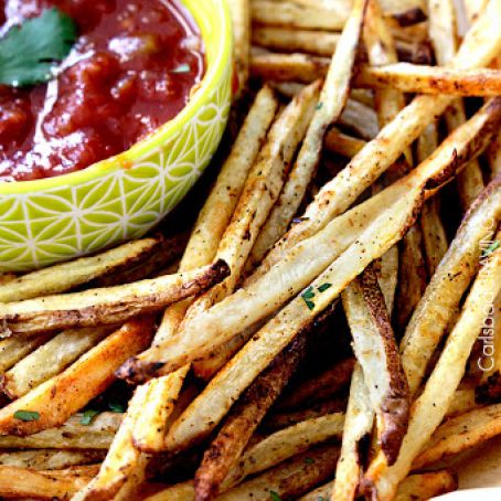 Mexican Street Fries with Salsa Ketchup