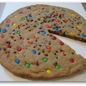 M&M Giant Chocolate Chip Cookie Cake