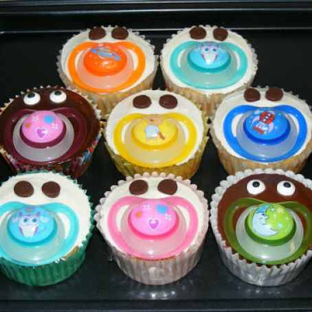 Pacifier Cupcakes