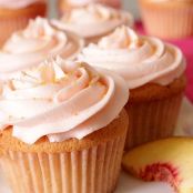 Peach Bellini Cupcakes