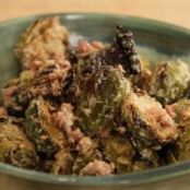 Roasted Brussels’ Sprouts with Horseradish Sauce