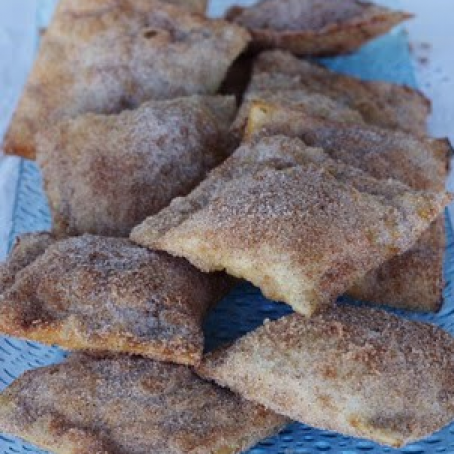 Dessert: Cinnamon Sugar Crescent Roll Apple Pies