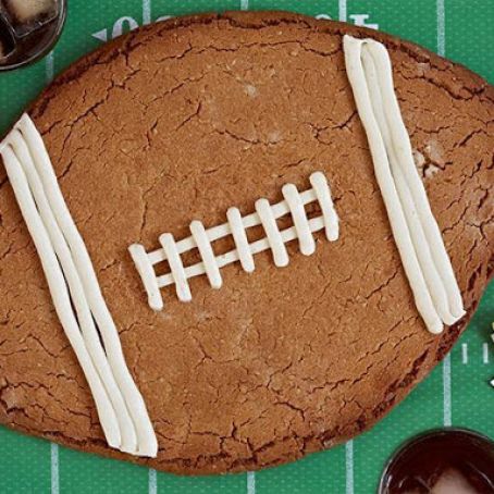 Peanut Butter Football Cookie