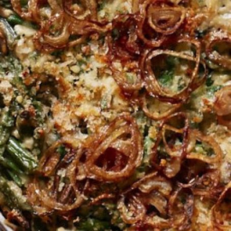 Green Bean Casserole with Fried Shallots