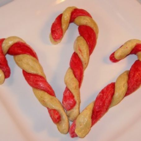 Dog Treat Candy Canes 
