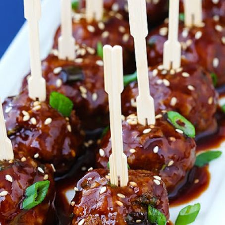 Saucy Asian Meatballs Recipe