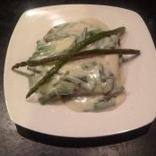 Creamed Asparagus on Toasted Sourdough