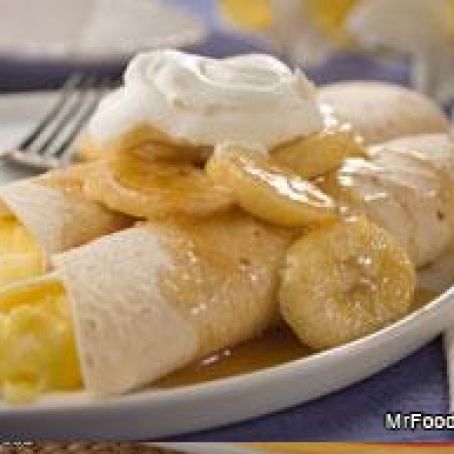 Bananas Foster Crepes