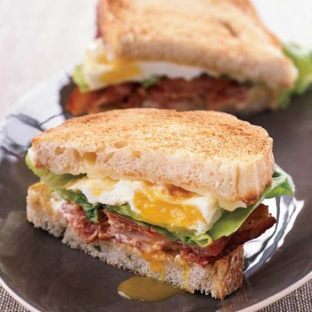BLT Fried Egg-and-Cheese Sandwich