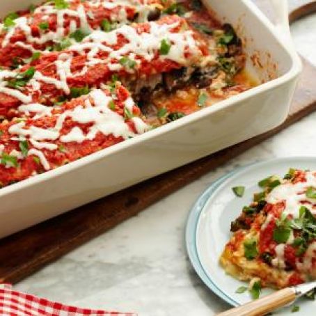 Healthy Kale and Portobello Lasagna