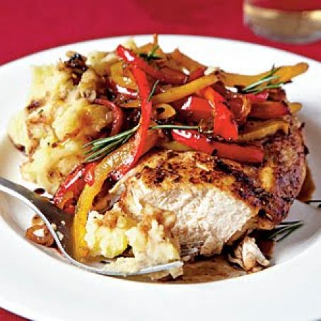 Roasted Chicken with Balsalmic Bell Peppers