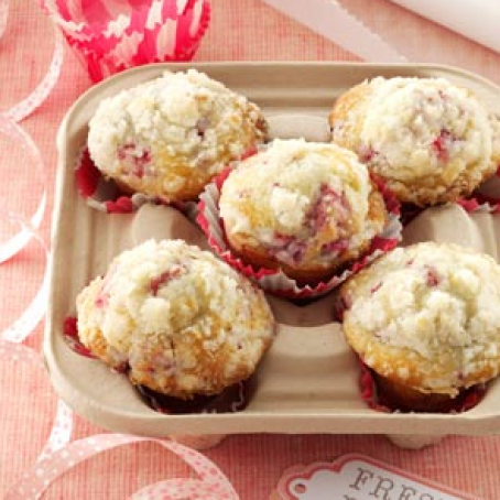 Lemon/Raspberry Streusel Muffins Recipe