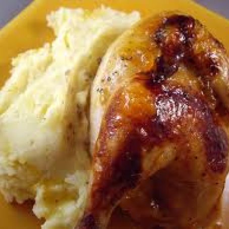 Cornish Game Hens with Apricot Mustard Sauce